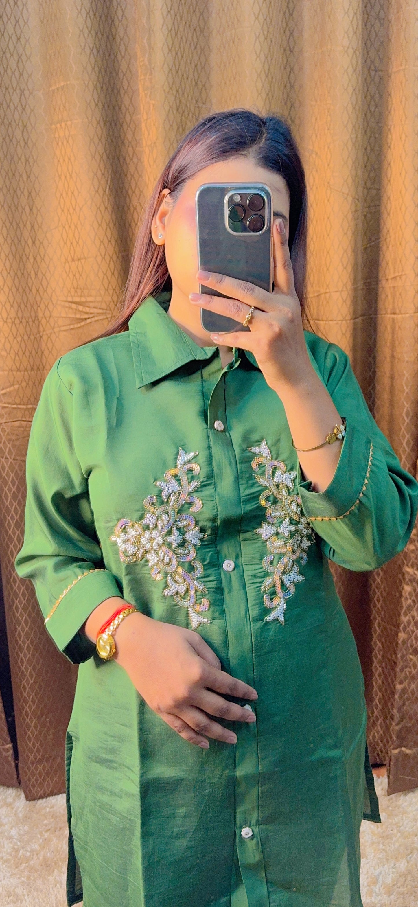Hand Work Embroidery Silk Cord Set