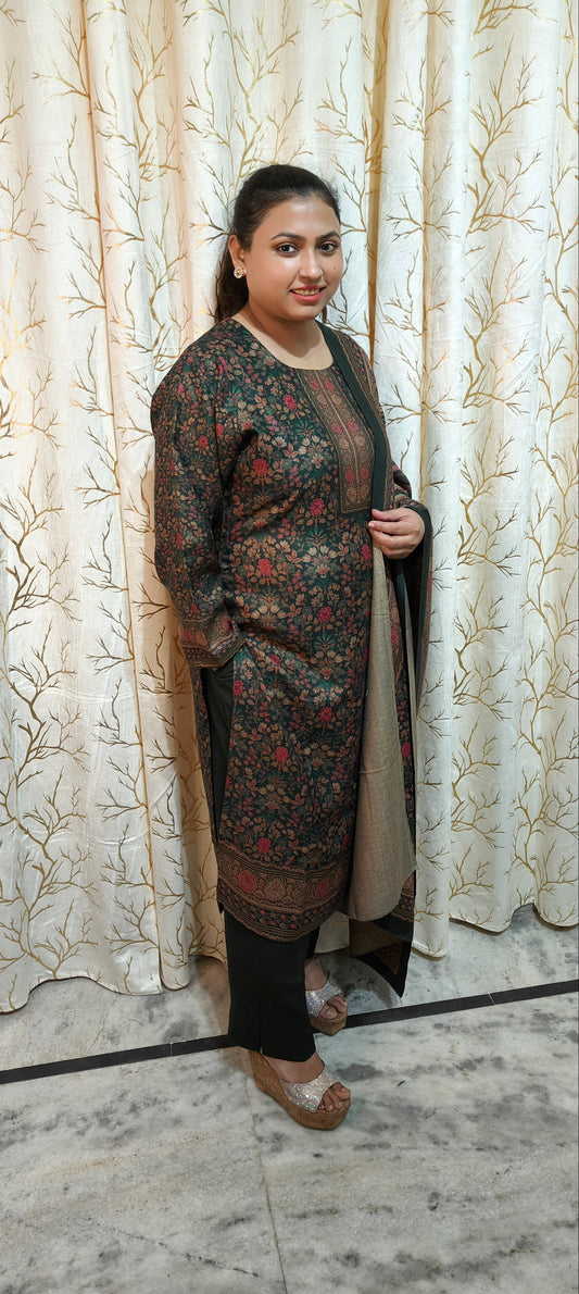 Pashmina warm suit set